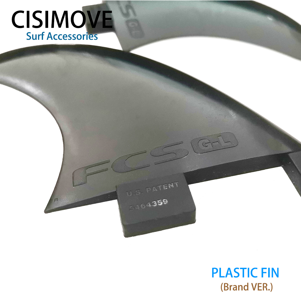CISIMOVE-검정색 플라스틱 섬유 유리 트윈 핀 FCS GL GXQ G5, 2 개